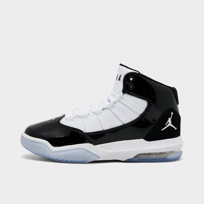 Big Kids' Jordan Max Aura Basketball Shoes - Black/White - view 1