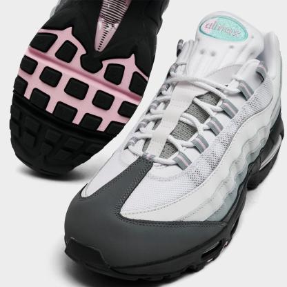 Men's Nike Air Max 95 Big Bubble Casual Shoes - Anthracite/Pink Foam/Hyper Turquoise/White/Smoke Grey/Light Pumice