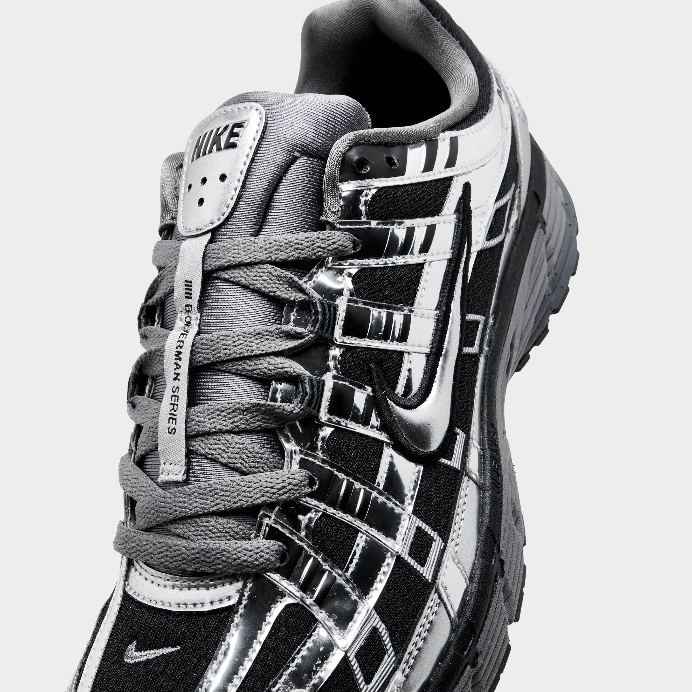 Men's Nithtke P-6000 Casual Shoes - Part 2 - Black/Metallic Silver/Pencil Point - Detail shot