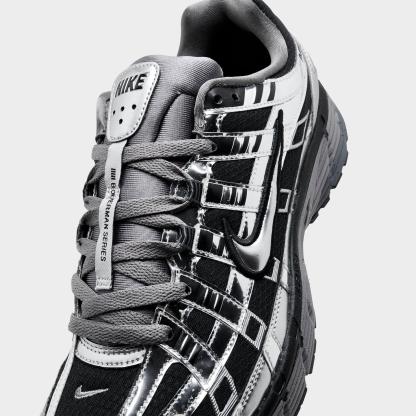 Men's Nithtke P-6000 Casual Shoes - Part 2 - Black/Metallic Silver/Pencil Point - Detail shot