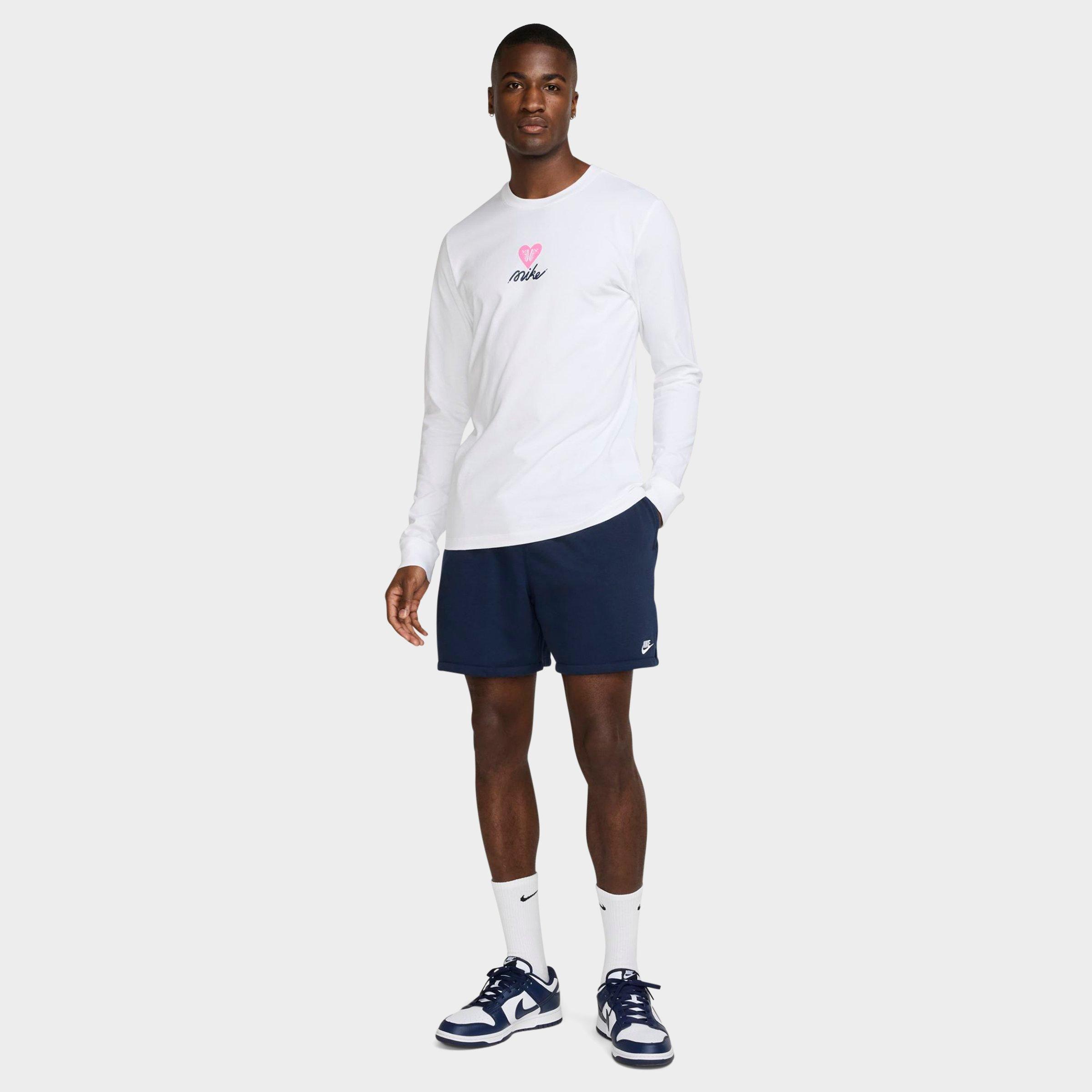 Men's Nithtke Club French Terry Flow Shorts - Obsidian/Obsidian/White