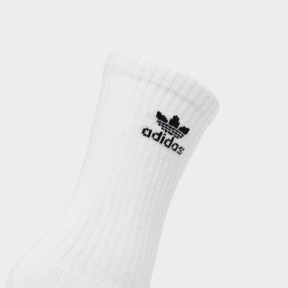 adidas Originals Trefoil 2.0 Crew Socks (6-Pack) - White