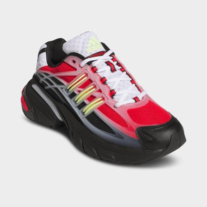 Men's adidas Adistar XLG 2.0 Casual Shoes - Part 1 - Core Black/Cloud White/Collegiate Red/Frozen Lemon - Both shoes facing left