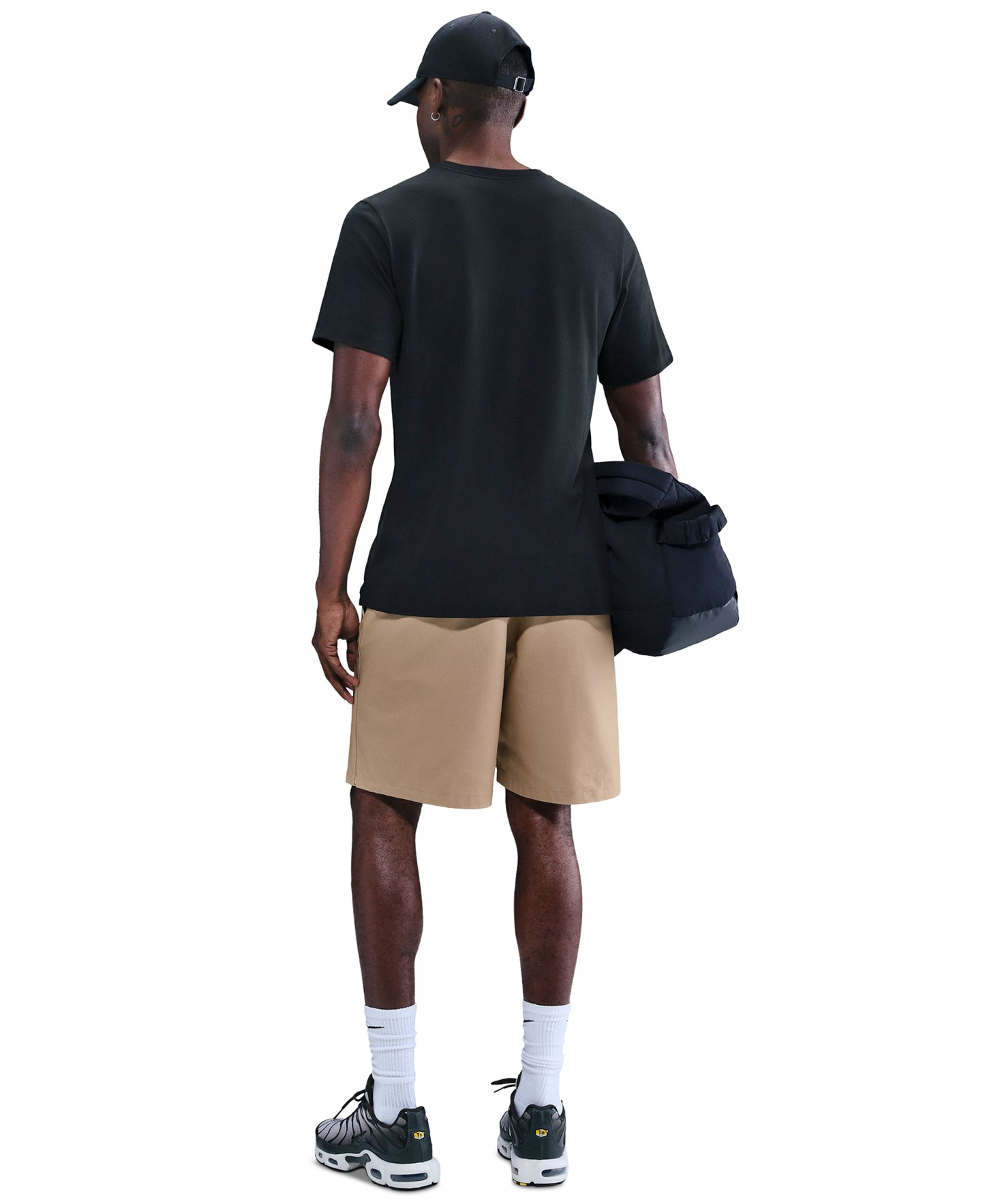 Nike Men's Short-Sleeve Cotton T-Shirt - Black