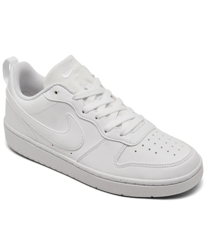 Nike Big Kids Court Borough Low Recraft Casual Sneakers from Finish Line - White