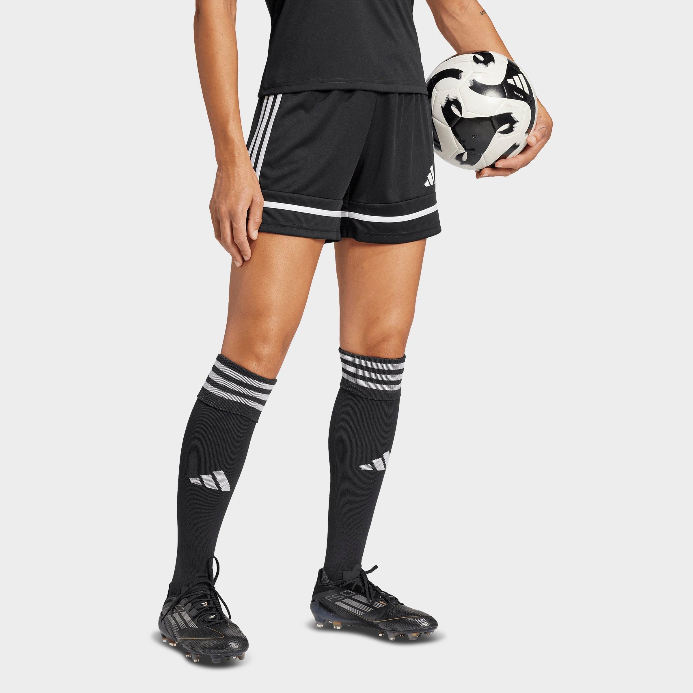 Women's adidas Originals Squadra 25 Short-Length Shorts - Black/Black/White