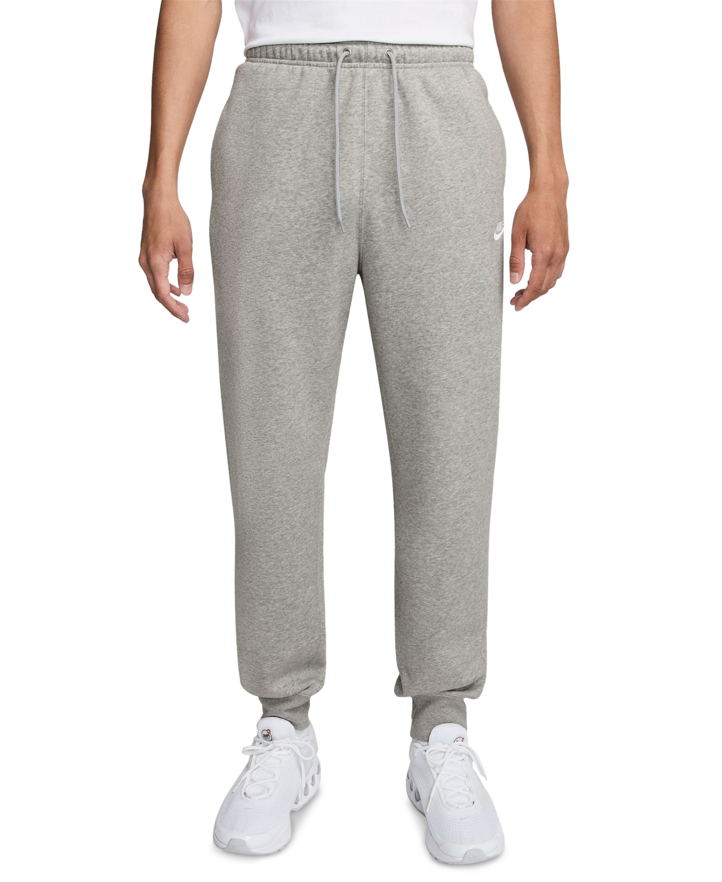 Nike Men's Sportswear Club Drawstring Jogger Pants - Gray Heather