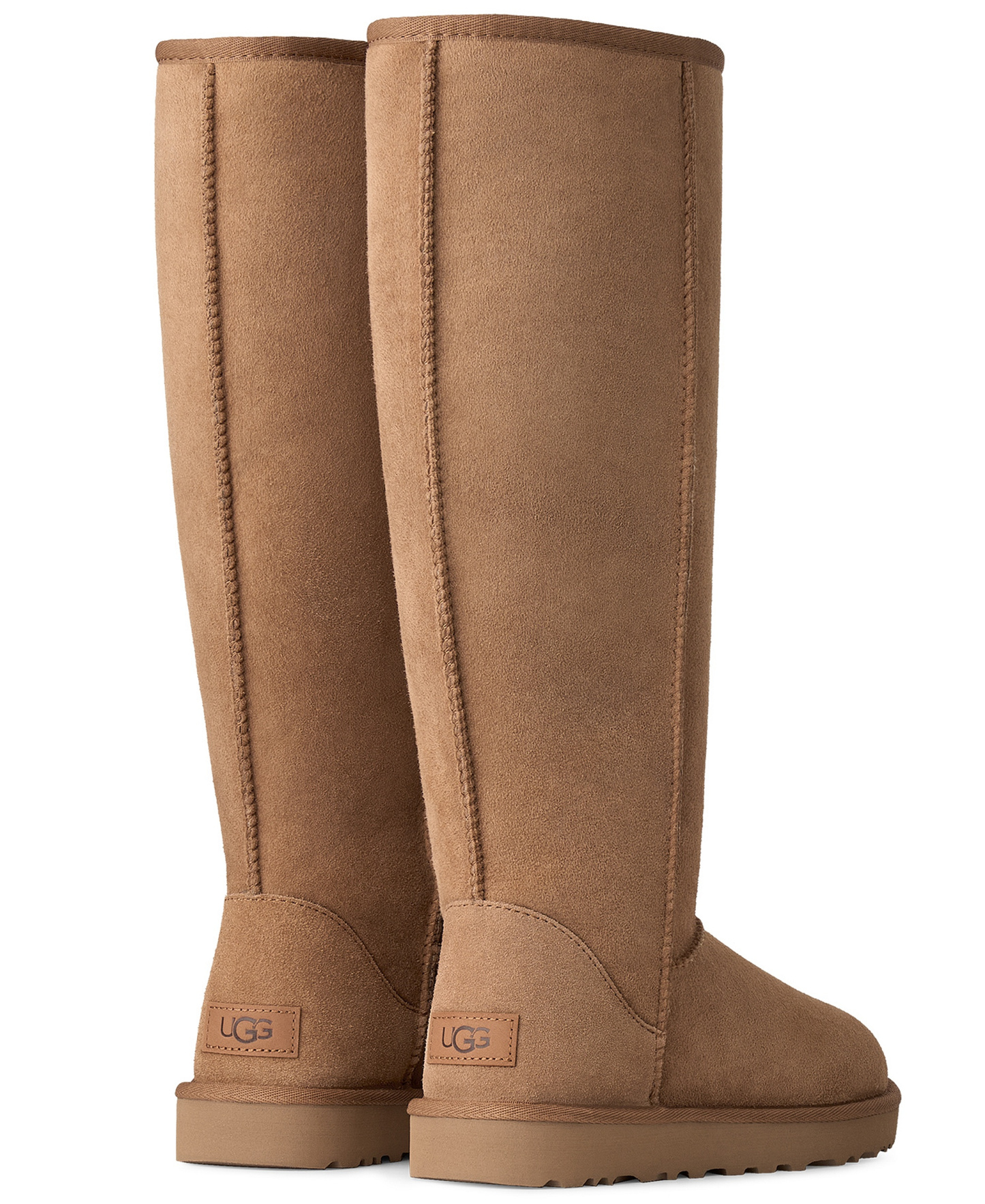 UGG® Women's Classic Ultra Round Toe Tall Boots - Chestnut