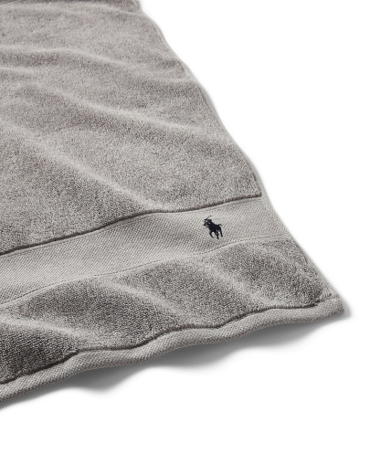 Polo Ralph Lauren Polo Player Cotton Bath Towel, 58" x 30" - Andover Heather