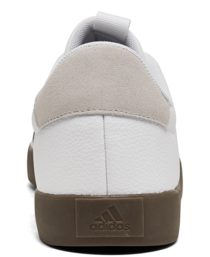 adidas Men's VL Court 3.0 Casual Sneakers from Finish Line - White, Black, Gray