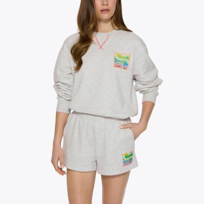 Kurt Geiger London Kurt's Cabana Crewneck Sweatshirt - Grey - view 2