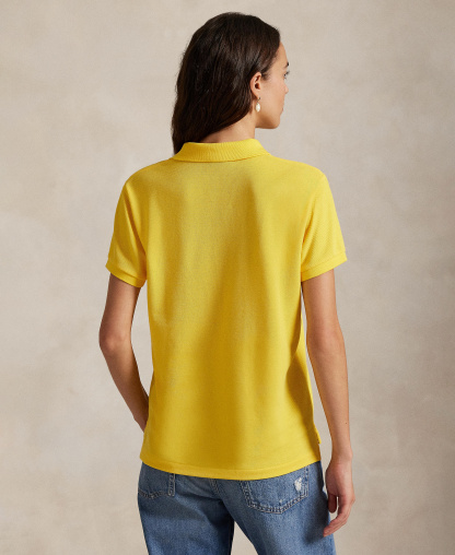 Polo Ralph Lauren Women's Classic-Fit Mesh Polo Shirt - Yellowfin