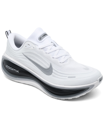 Nike Men's Vomero Plus Running Sneakers from Finish Line - White, Metallic Silver