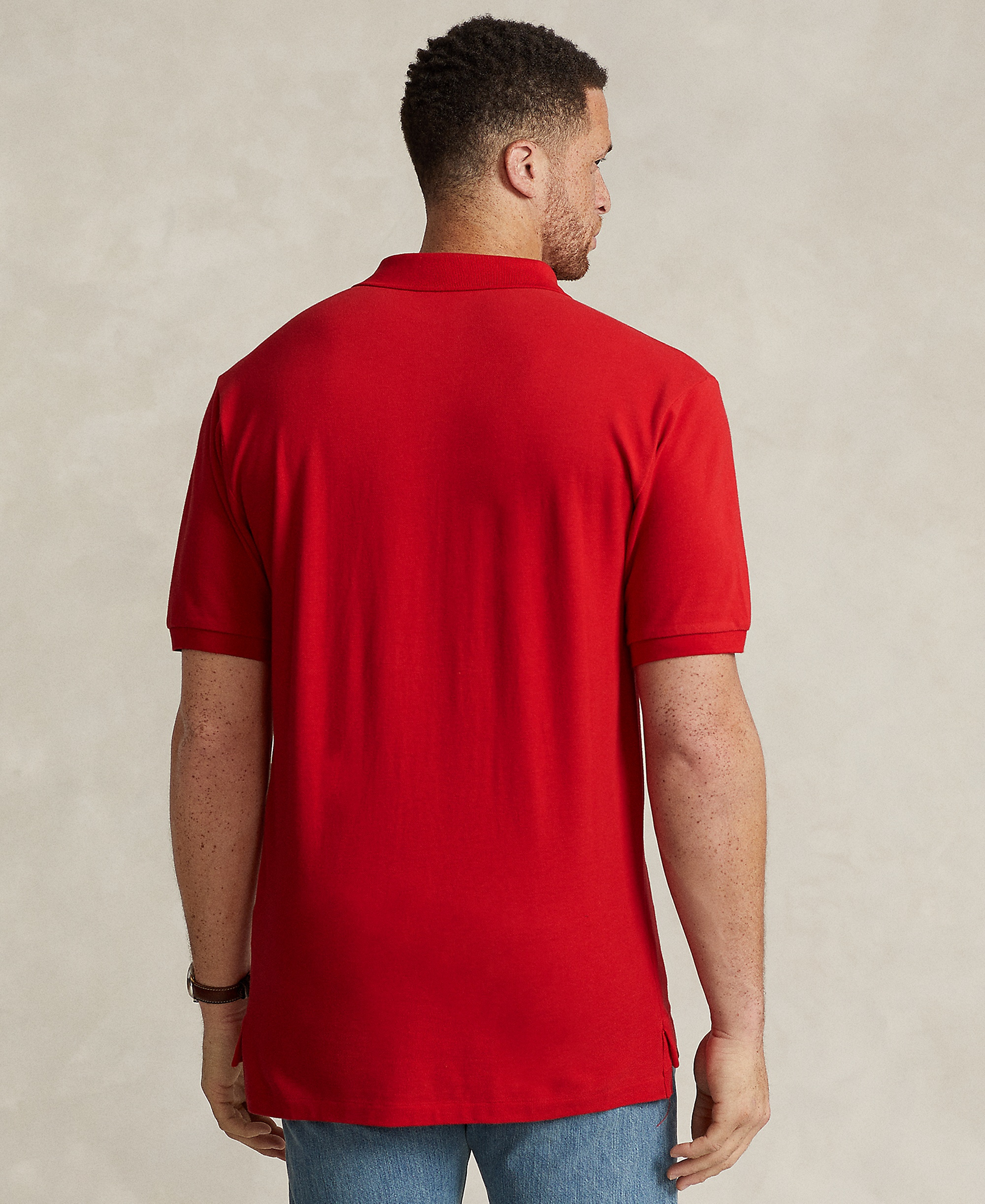 Polo Ralph Lauren Men's Big & Tall Cotton Short-Sleeve Polo Shirt - Rl2000 Red