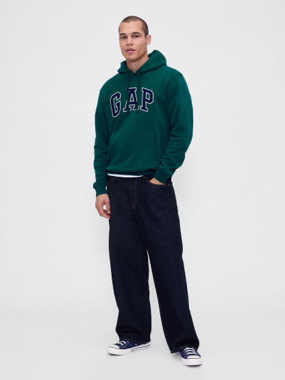 Adult VintageSoft Arch Logo Hoodie - TROPIC GREEN