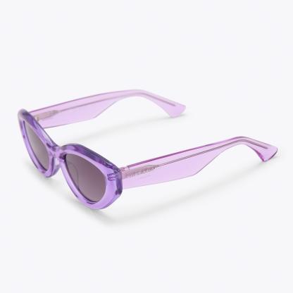 Kurt Geiger London Small Kensington Cat Eye Sunglasses - Purple - view 3