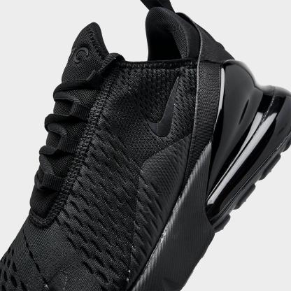 Men's Nithtke Air Max 270 Casual Shoes - Part 1 - Black/Black/Black - Detail shot