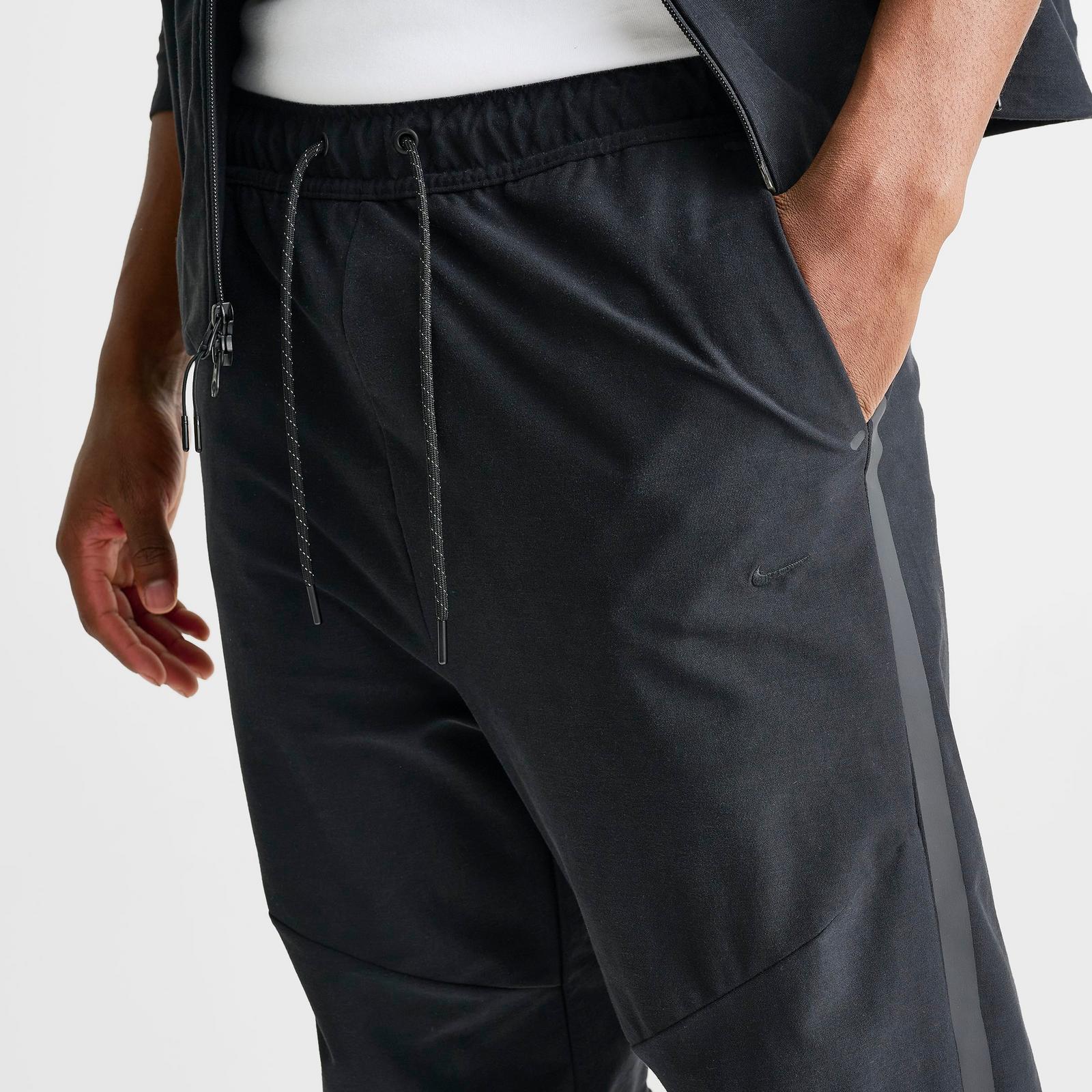 Men's Nike Tech Dri-FIT Shori Knit Pants - Black/Black