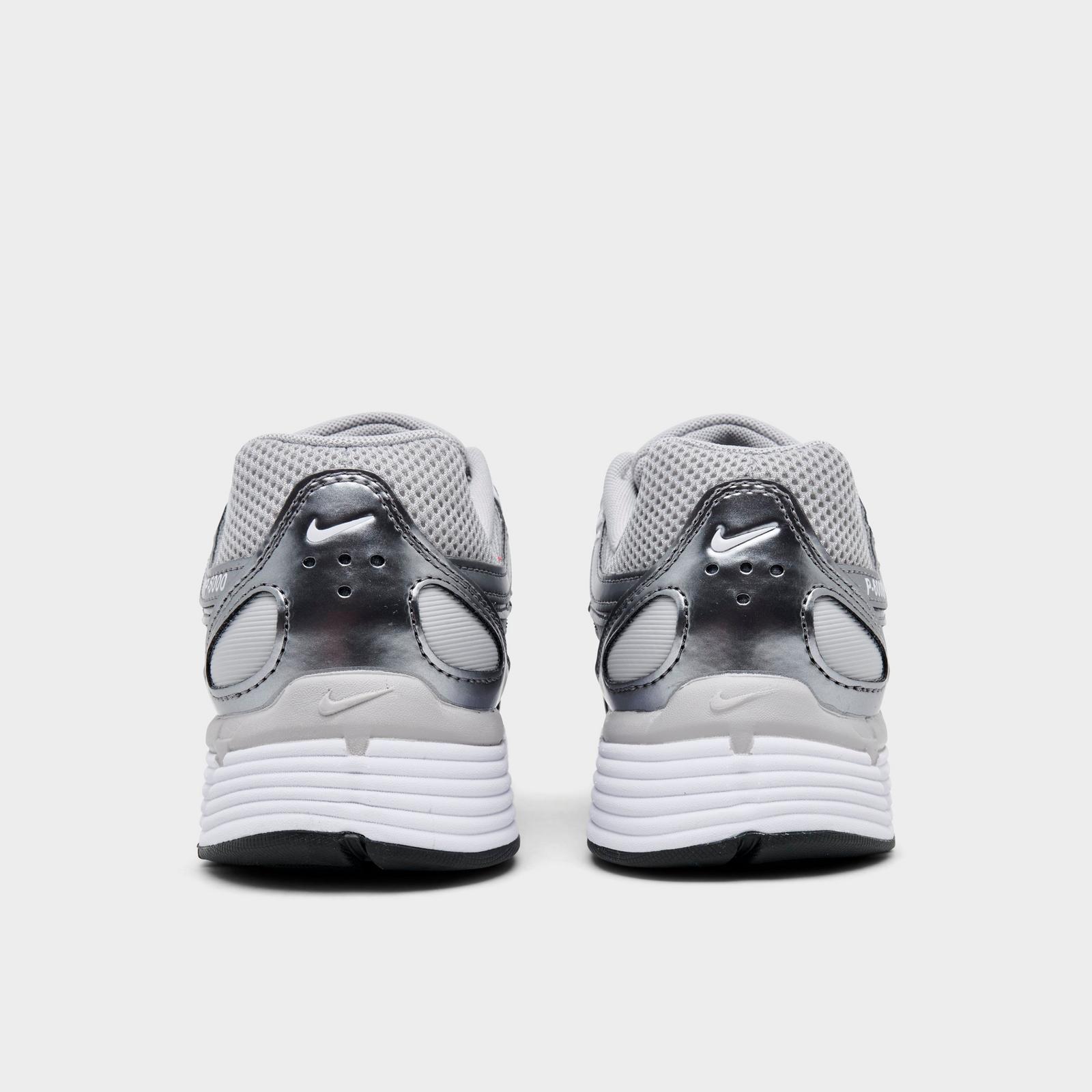 Women's Nike P-6000 Casual Shoes - Grey Fog/Metallic Cool Grey/Cool Grey/White