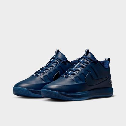Men's Nithtke Book 2 Basketball Shoes - Midnight Navy/Midnight Navy/White - Both shoes facing left