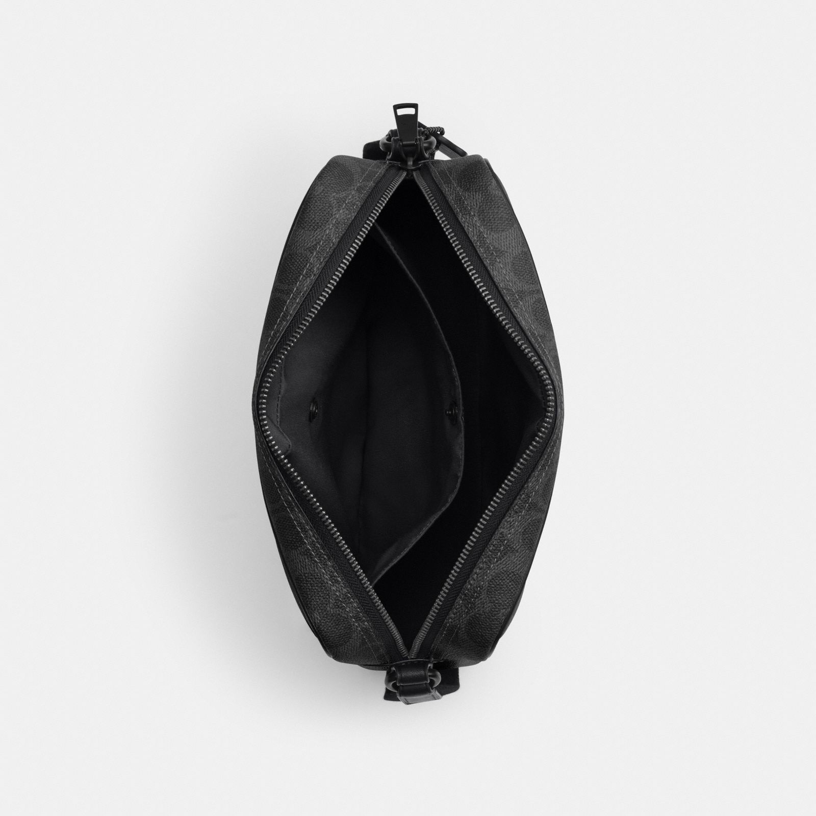 Colton Crossbody Bag 25 In Signature Canvas - Matte Black/Black Signature - view 3