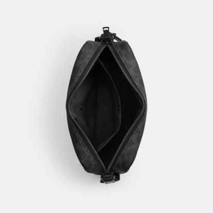 Colton Crossbody Bag 25 In Signature Canvas - Matte Black/Black Signature - view 3