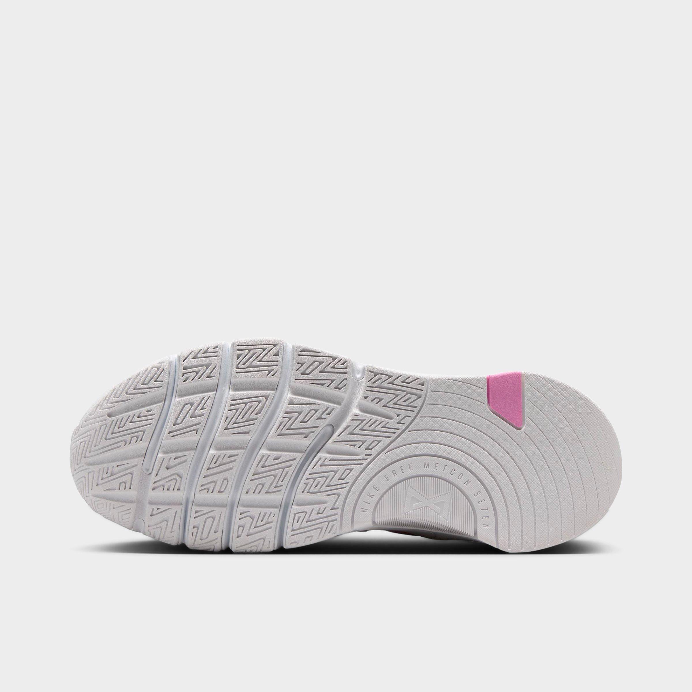 Women’s Nithtke Free Metcon 7 Training Shoes - Part 1 - Pink Foam/Light Magenta/White/White - Bottom view