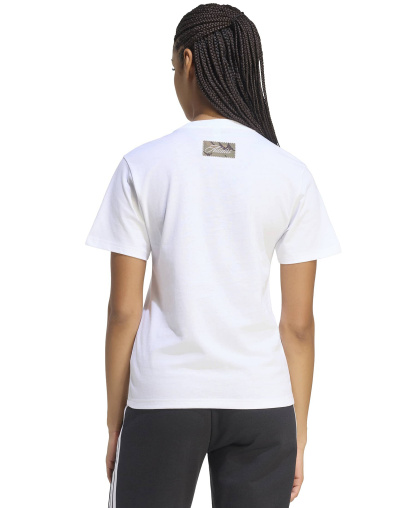 adidas Women's Camo T Camo-Print T-Shirt - White