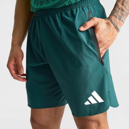 Men's adidas Mexico Soccer Tiro Travel Shorts - Aurora Ivy - view 6