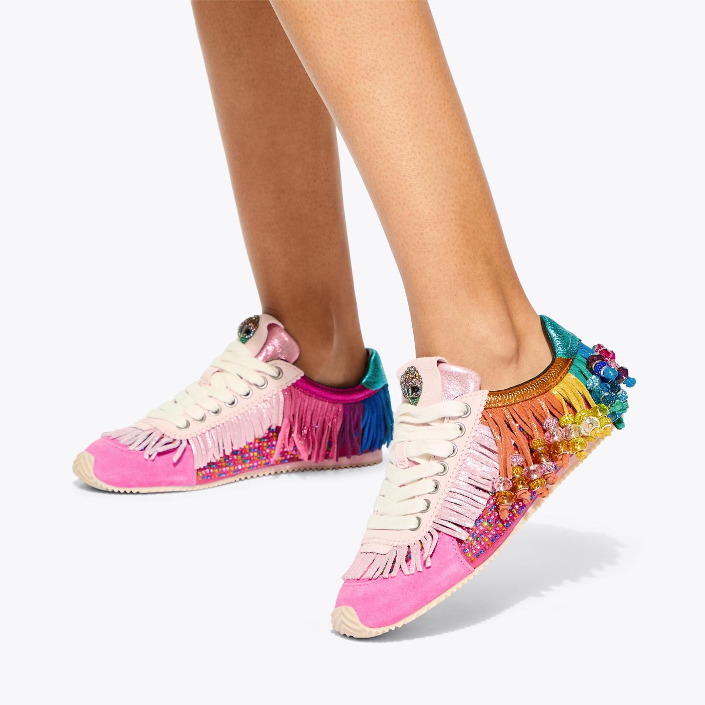 Kurt Geiger London Islington Fringe Sneaker - Multi Colored - view 2