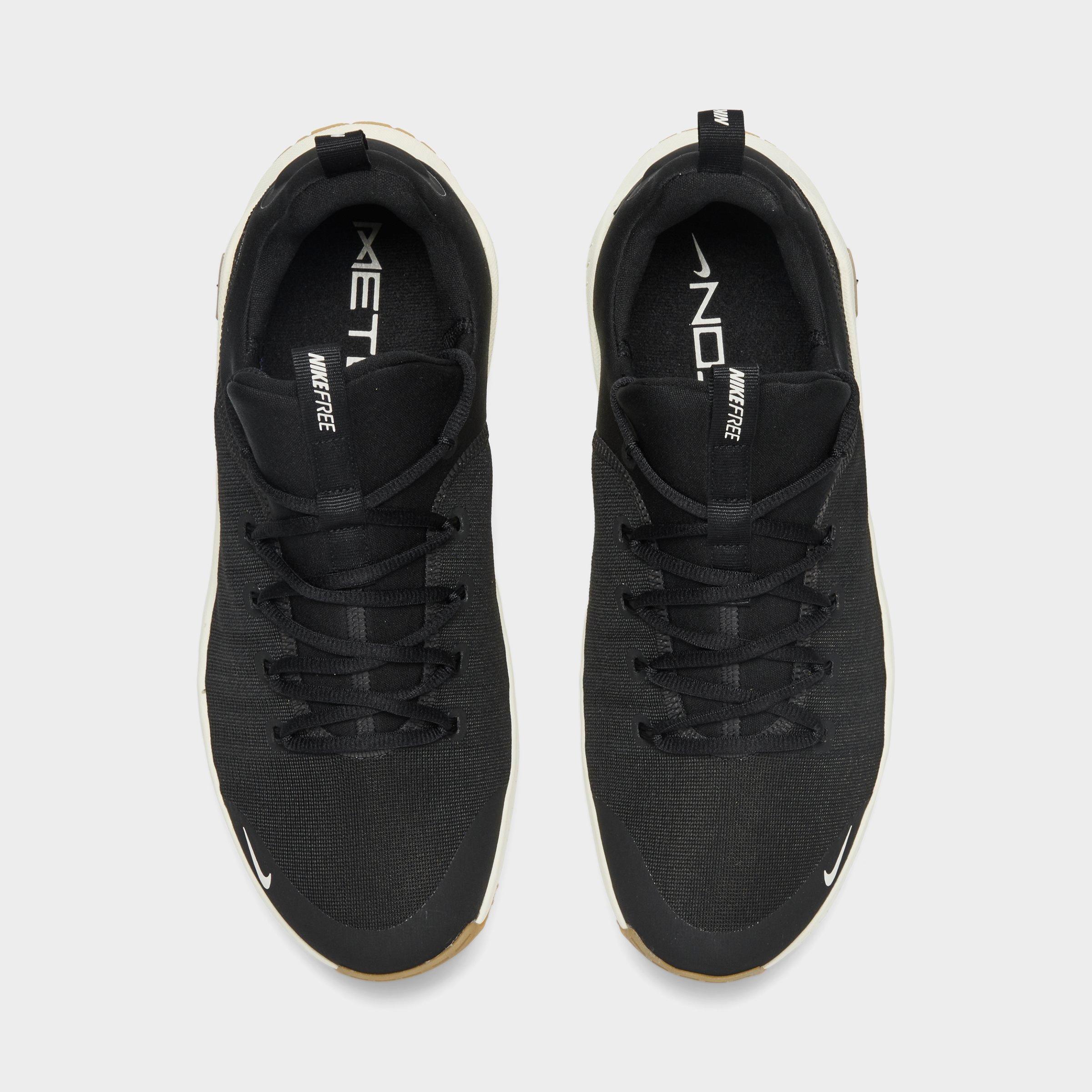 Men's Nithtke Free Metcon 6 Training Shoes - Black/Coconut Milk/Gum Light Brown - Top view