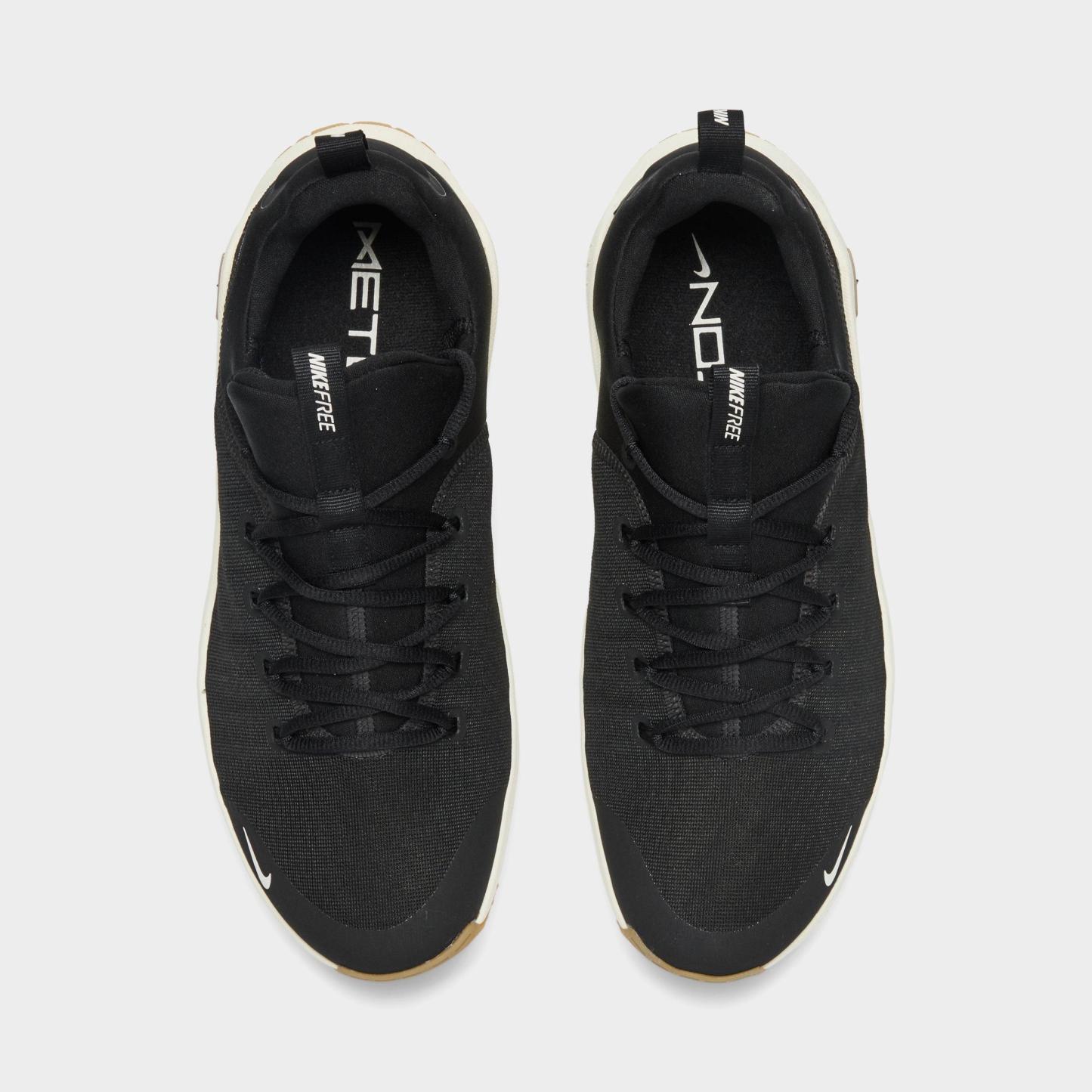 Men's Nithtke Free Metcon 6 Training Shoes - Black/Coconut Milk/Gum Light Brown - Top view