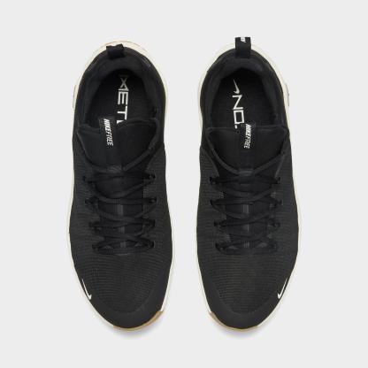 Men's Nithtke Free Metcon 6 Training Shoes - Black/Coconut Milk/Gum Light Brown - Top view