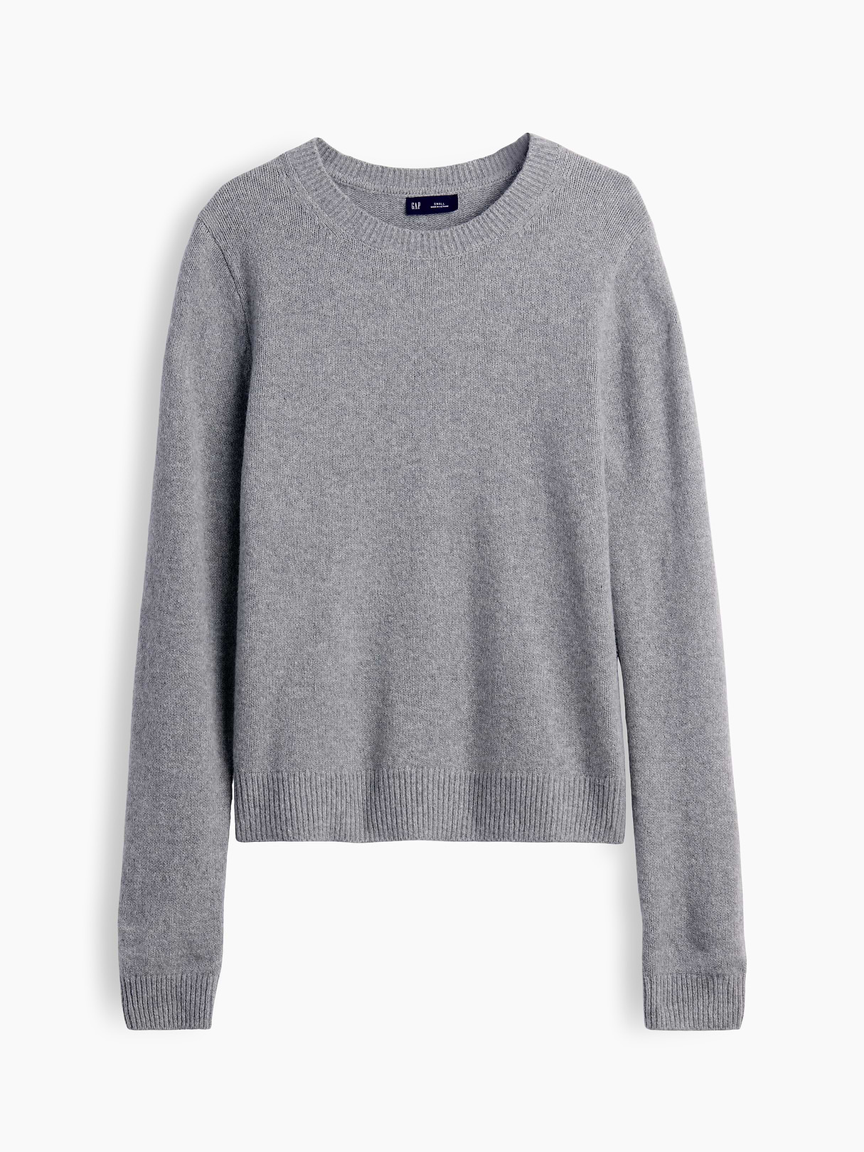 CashSoft Crew Sweater - Heather grey