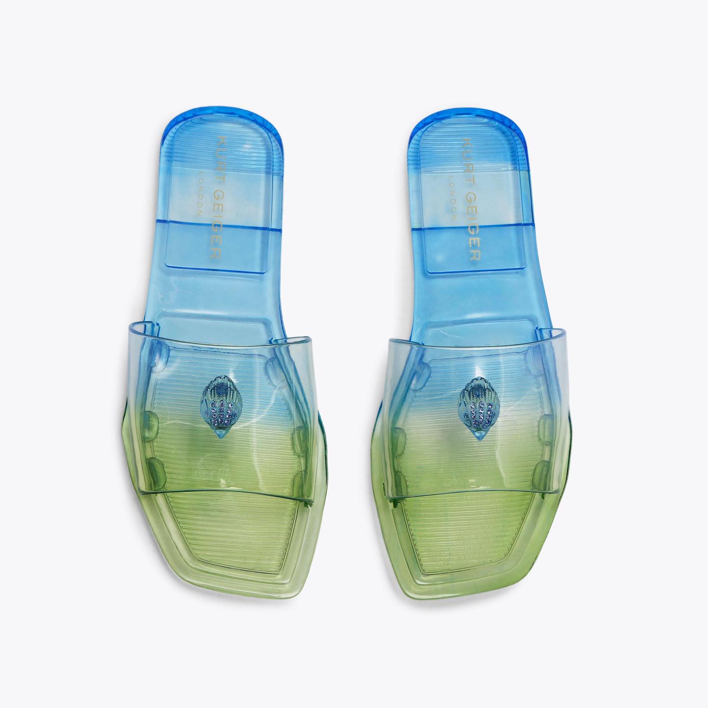 Kurt Geiger London Maddison Slide Sandal - Blue - view 3
