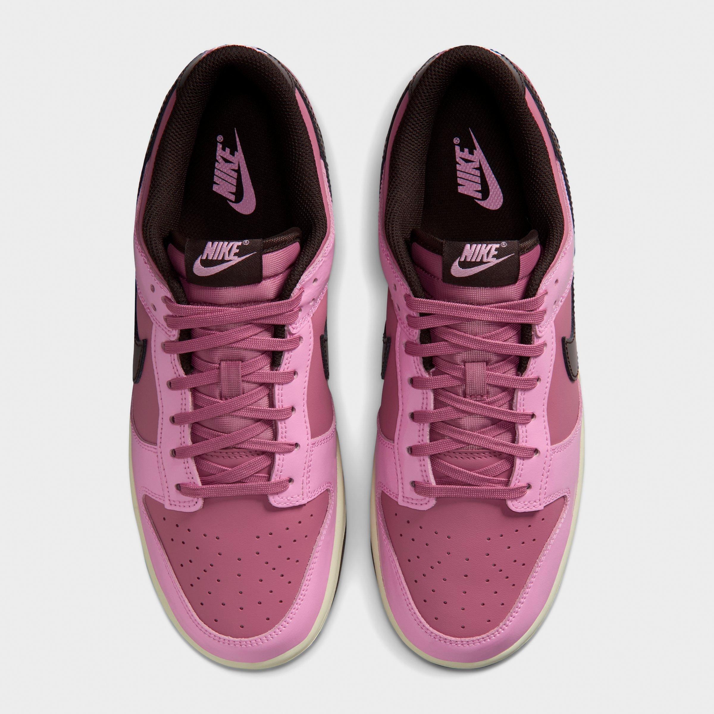 Men's Nithtke Dunk Low Retro Casual Shoes - Part 2 - Pink Rise/Elemental Pink/Beach/Velvet Brown - Top view