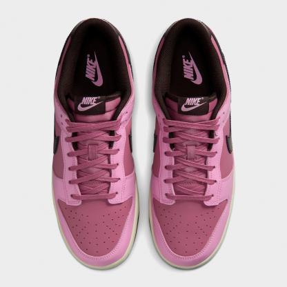 Men's Nithtke Dunk Low Retro Casual Shoes - Part 2 - Pink Rise/Elemental Pink/Beach/Velvet Brown - Top view
