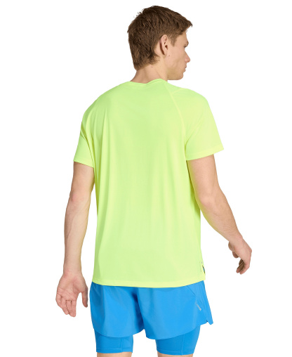 adidas Men's Running Climacool Short-Sleeve T-Shirt - Solar Yellow