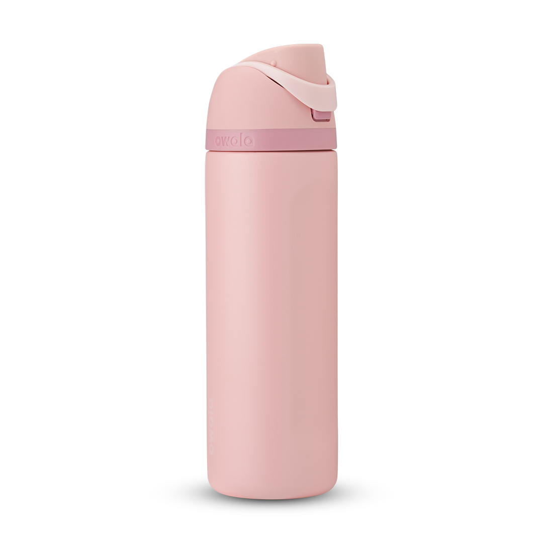 FreeSip® Twist - Rose Quartz · Stainless Steel · 24oz