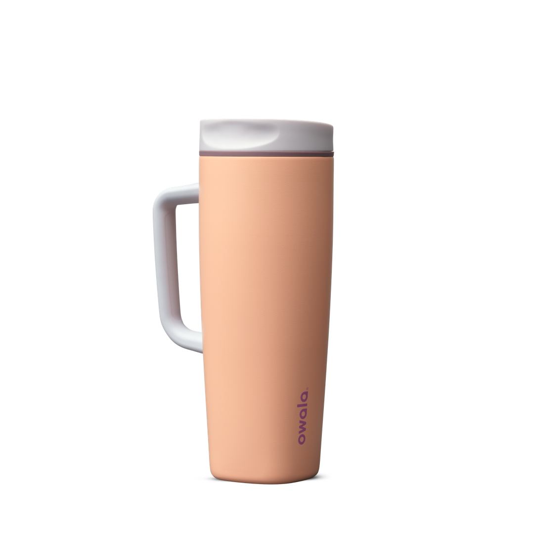 SmoothSip® Slider with Handle - Peachy Keen · Stainless Steel · 24oz