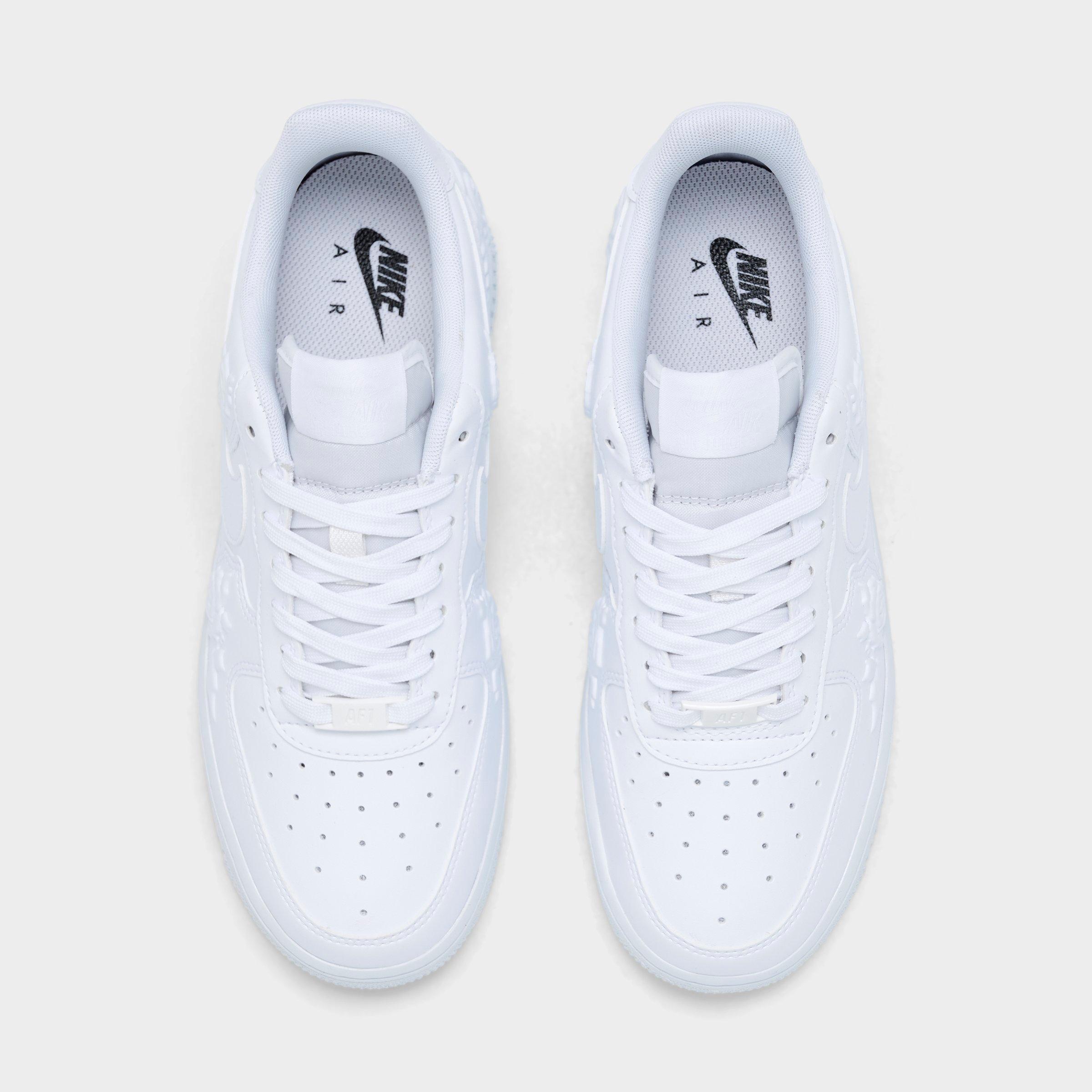 Women's Nithtke Air Force 1 '07 SE Casual Shoes - White/Black - Top view