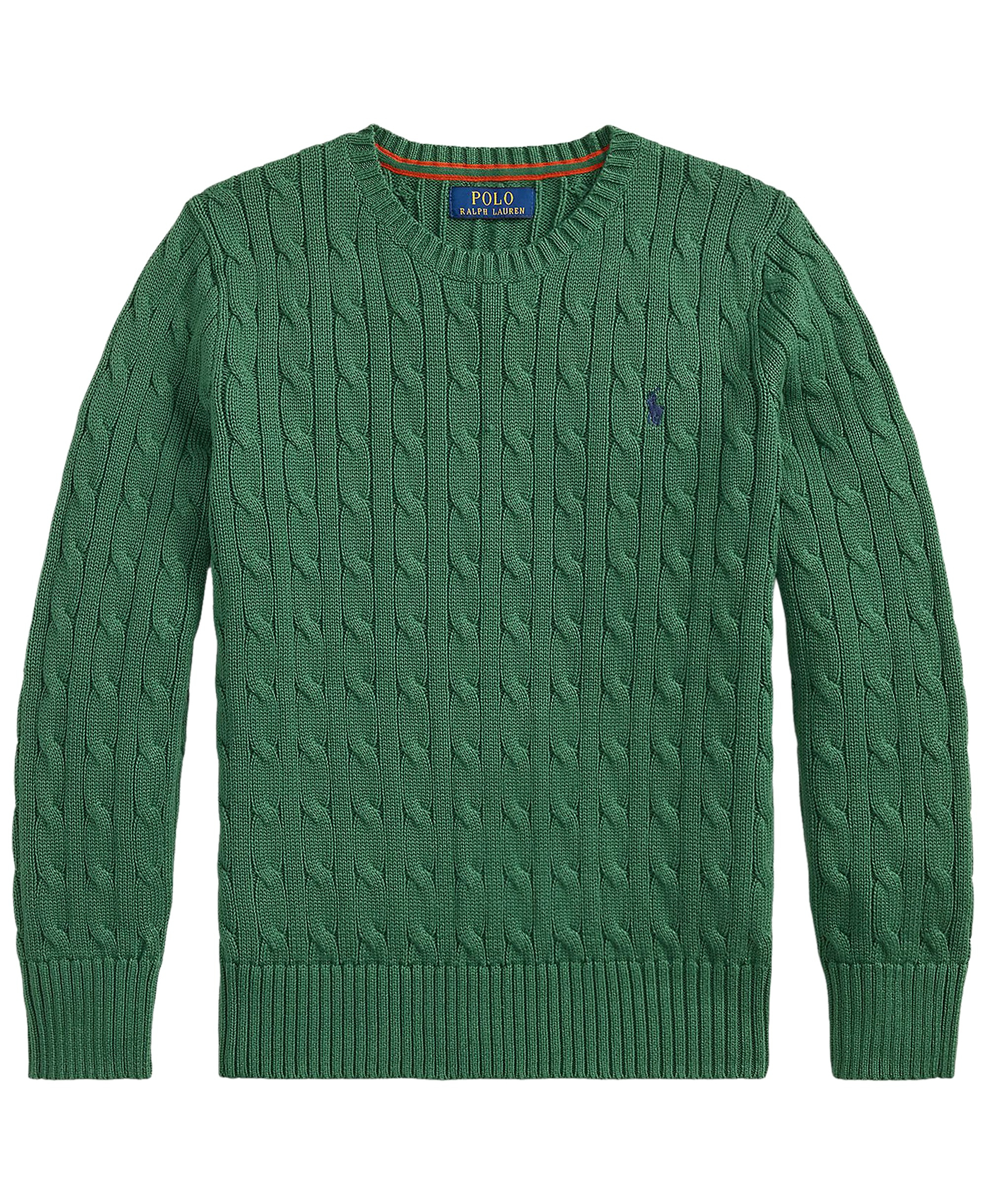 Polo Ralph Lauren Boys' 8-20 Cable-Knit Cotton Sweater - Verano Green
