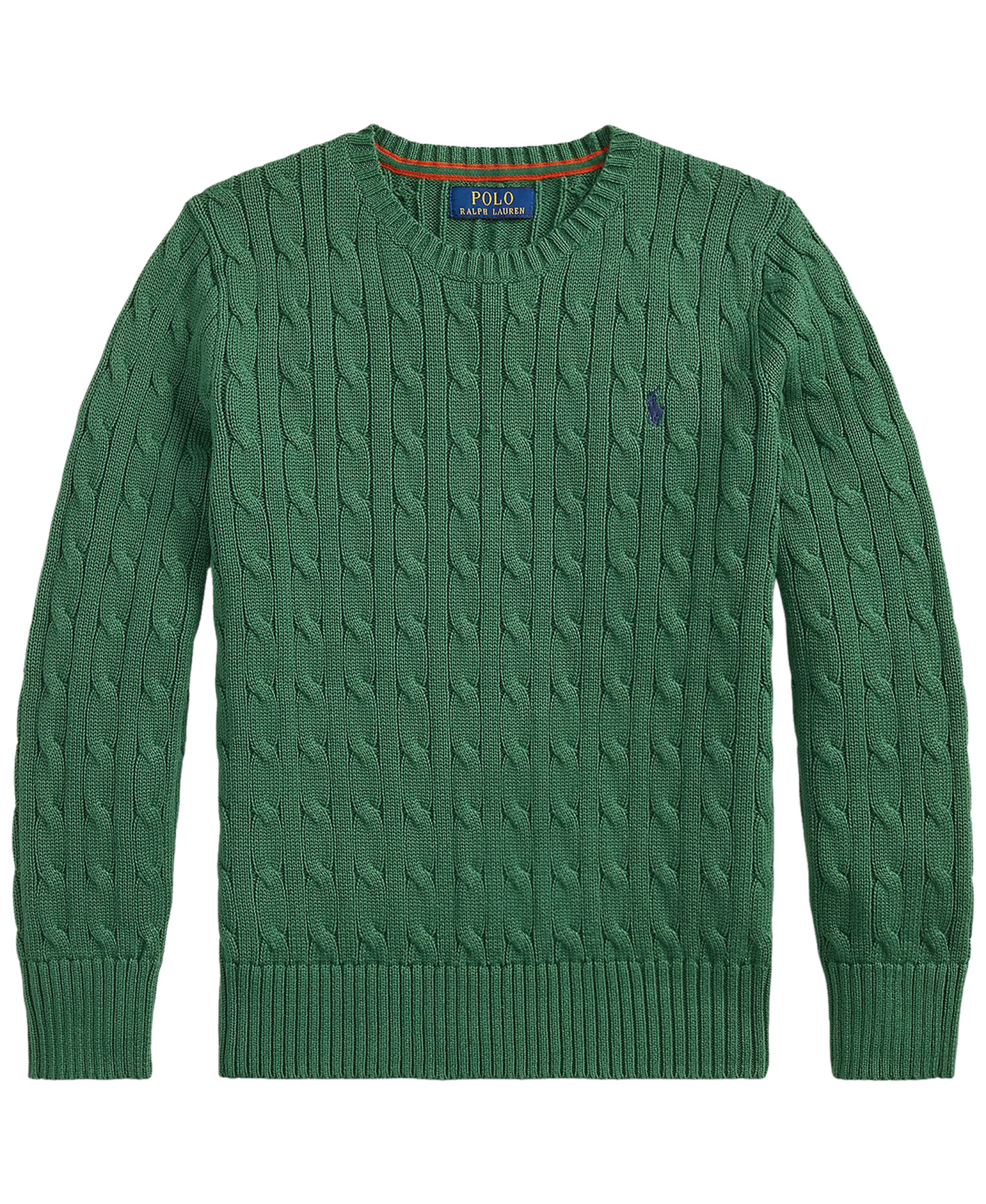 Polo Ralph Lauren Boys' 8-20 Cable-Knit Cotton Sweater - Verano Green