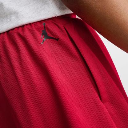 Big Kids' Jordan Jumpman Swoosh Mesh Shorts - Gym Red - view 6