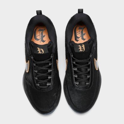 Men's Nithtke Book 2 Basketball Shoes - Black/Vast Grey/Amber Brown/Multi-Color - Top view