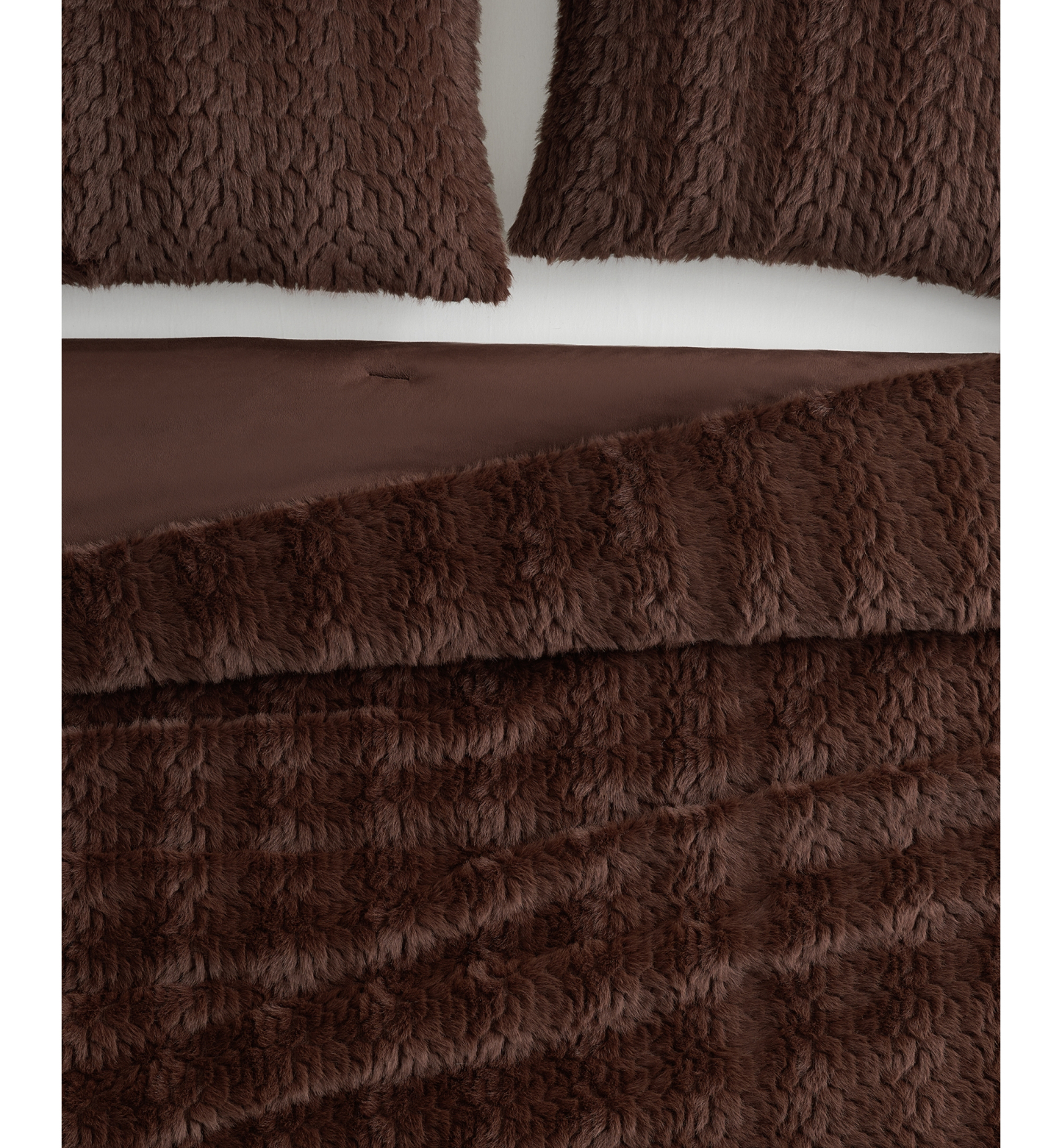 UGG® Lida Faux Fur Comforter Sets - Burnt Cedar
