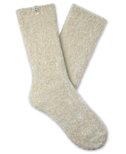 UGG Women's 3-Pack Leda Sparkle Cozy Crew Socks - Vinito / Cream / Ribbon Candy