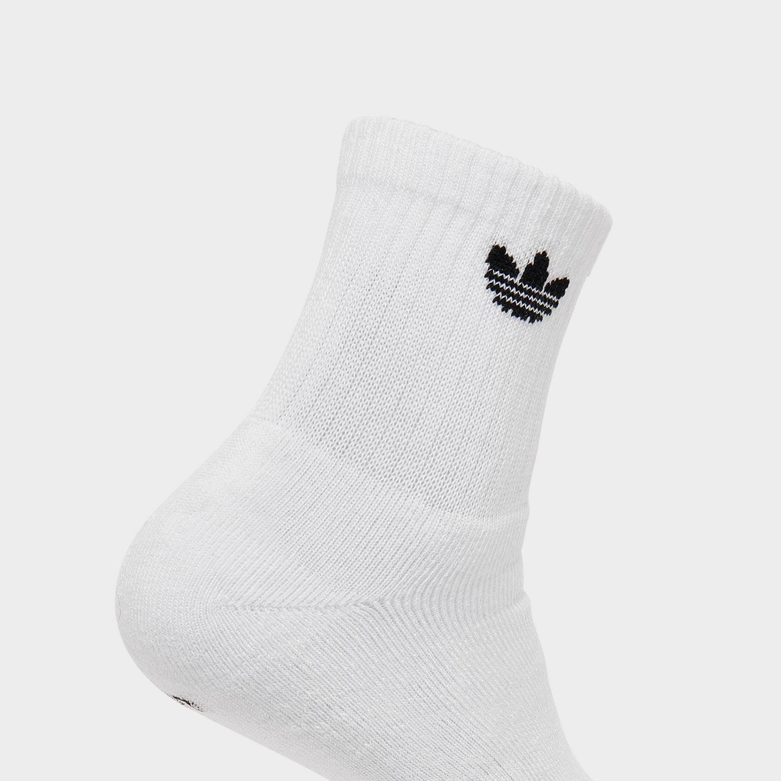 adidas Originals Trefoil Quarter Socks (6 Pack) - White - view 6