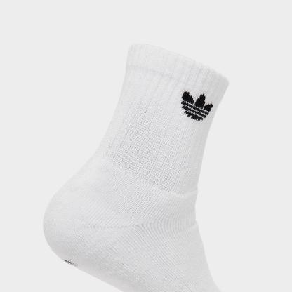 adidas Originals Trefoil Quarter Socks (6 Pack) - White - view 6