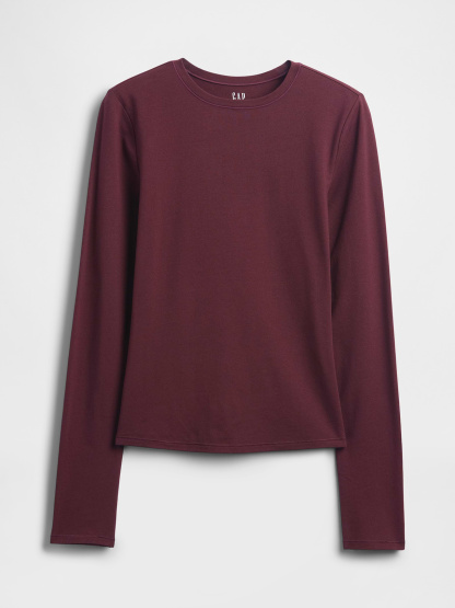 CloseKnit Jersey T-Shirt - Bordeaux purple